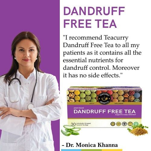 Teacurry Anti Dandruff Tea Doctor Recommends