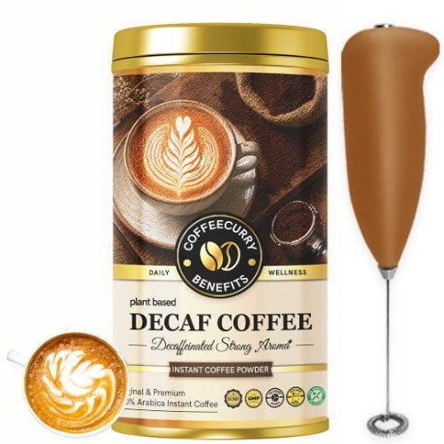 Coffeecurry Decaf Coffee with Frother 