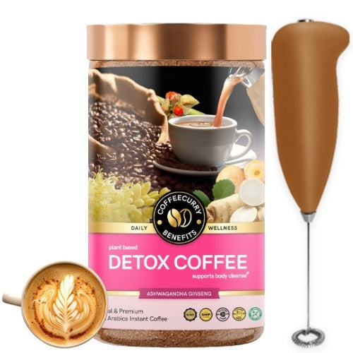 Coffeecurry Detox Coffee with Frother