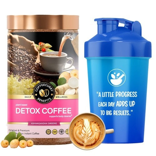 Coffeecurry Detox Coffee with Shaker