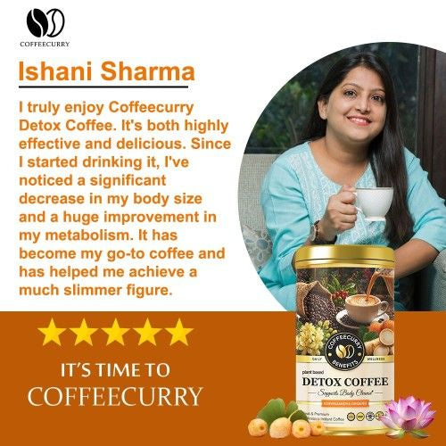 Coffeecurry Detox Coffee Tin Can Testimonial 