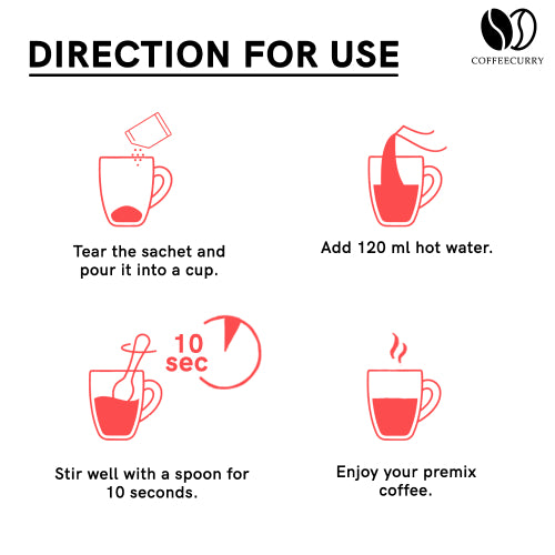 Teacurry Collagen coffee premix Direction For Use