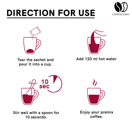 Teacurry french vanilla coffee premix direction for use