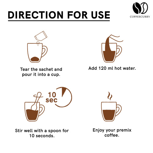 Teacurry mushroom coffee premix direction for use
