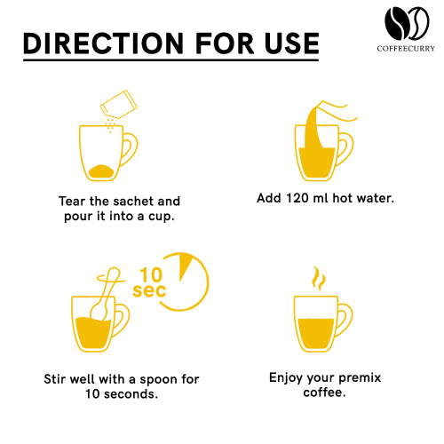 Teacurry pineapple coffee premix direction for use