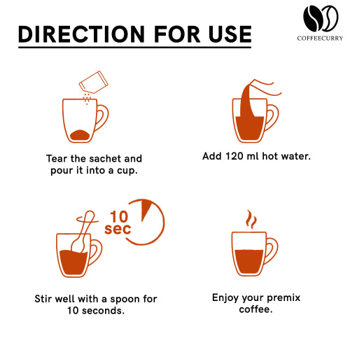 Teacurry choco orange coffee premix direction for use