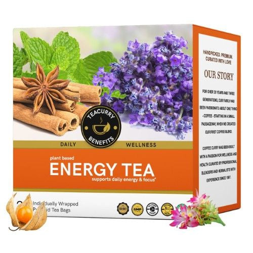 Teacurry Energy Tea 3D Box