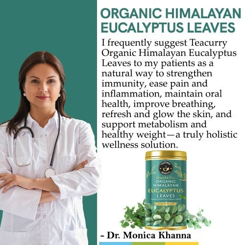 Dr. Monica Khanna Teacurry Organic Himalayan Eucalyptus Leaves 