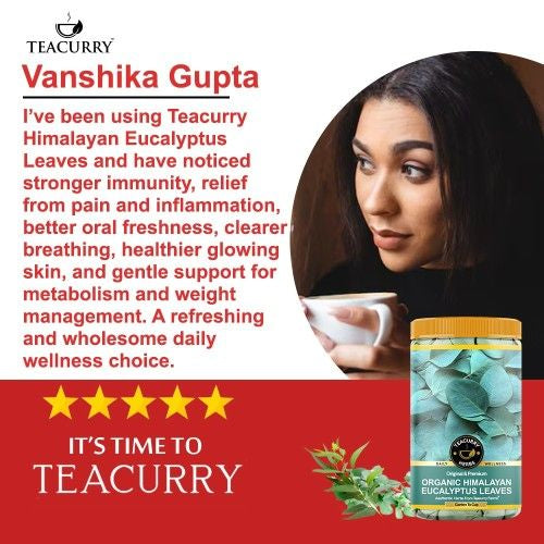 Teacurry Organic Himalayan Eucalyptus Leaves Testimonial 
