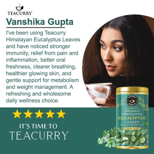 Organic Himalayan Eucalyptus Leaves - Help In Coughing, Common Colds, Elevated Body Temperatures & The Recovery Of Wounds