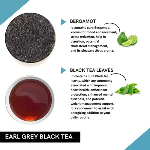 Teacurry Earl Grey Black Tea  - ingredients 