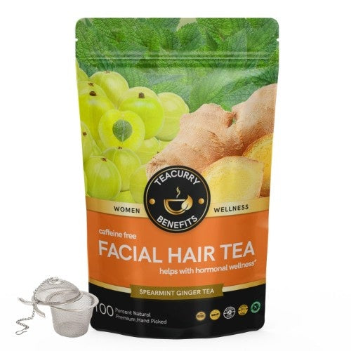 Facial Hair Removal Tea Pouch + Infuser 