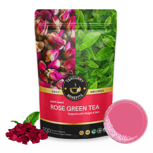 Teacurry Rose Green tea pouch