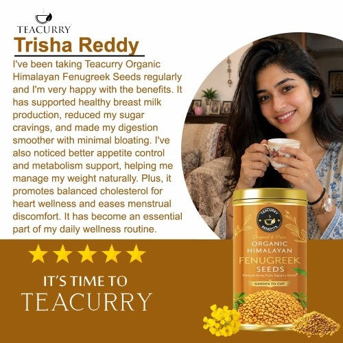 Testimonial Review of Teacurry Organic Himalayan Fenugreek Seed