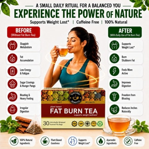 Before not Consuming Teacurry Fat Burn Tea and After Consuming Teacurry Fat Burn Tea
