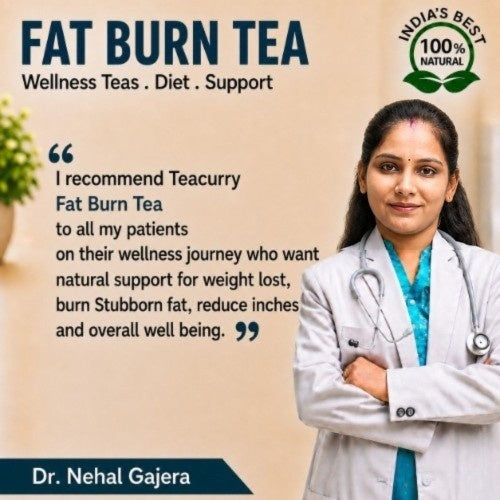 Dr. Nehal Gajera Recommends Teacurry Fat Burn Tea 