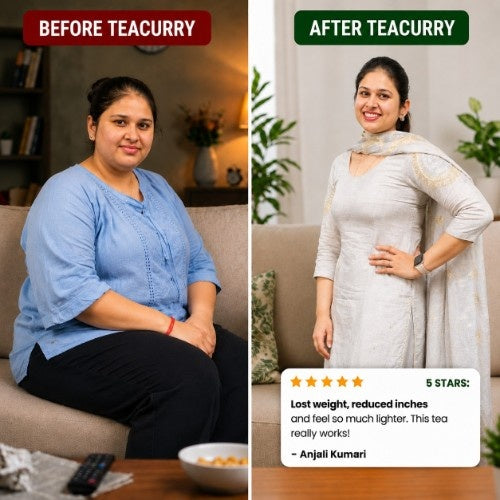 Anjali Kumari Honest Review of Teacurry Fat Burn Tea 