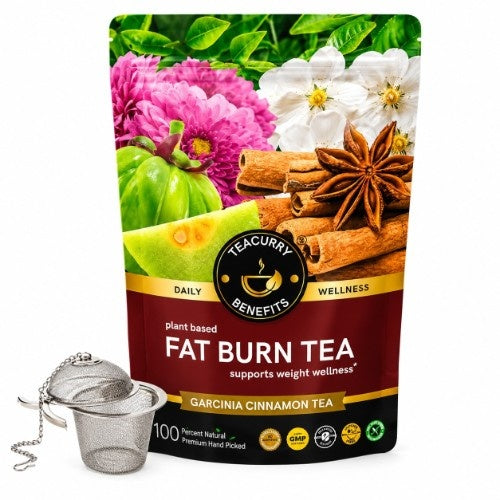 Teacurry Fat Burn Tea Pouch with Infuser 