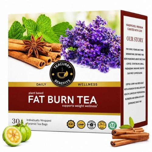 Teacurry Fat Burn Tea Tea Box 