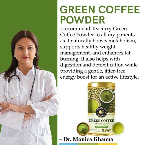 Dr. Monica Khanna Recommends Coffeecurry Green Coffee Powder