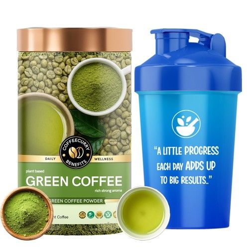 Coffeecurry Green Coffee Powder with Shaker