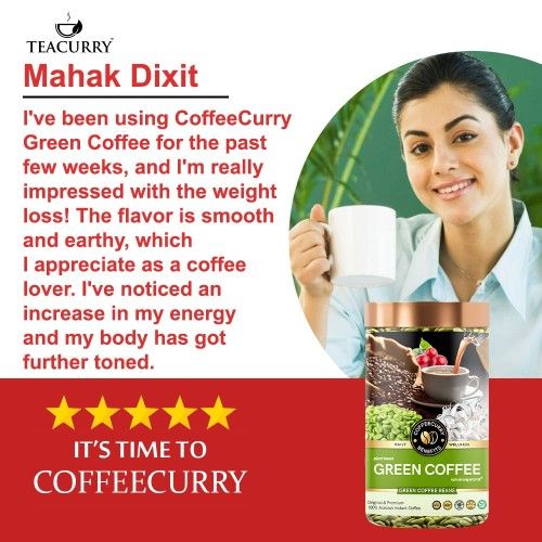 Coffeecurry Green Coffee Bean Testimonial Image