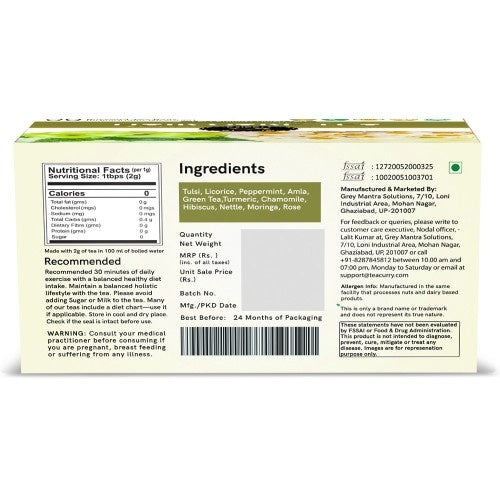 Teacurry Hair Care Tea Back Image