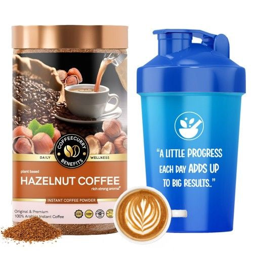 Coffeecurry Hazelnut Coffee with Shaker