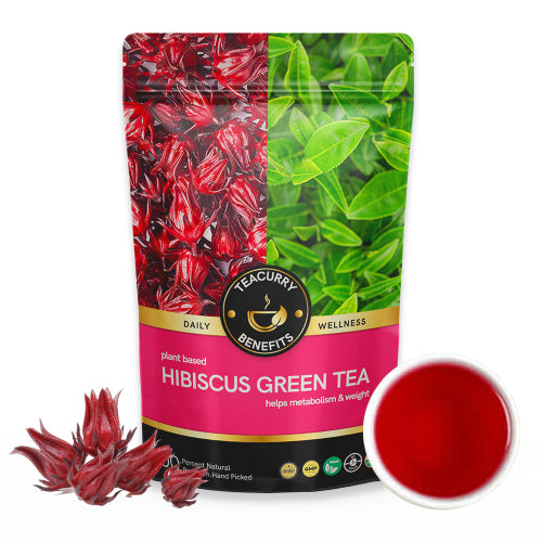 Teacurry Hibiscus Green Tea Pouch