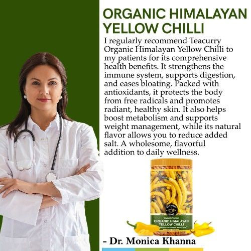 Organic Himalayan Yellow Chilli Doctor Recommends 