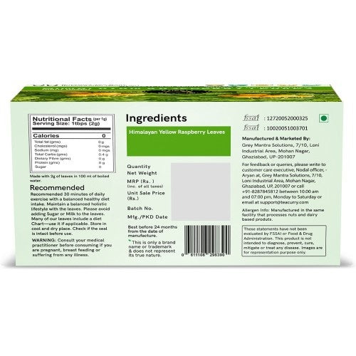 Himalayan Raspberry Tea Back Image 