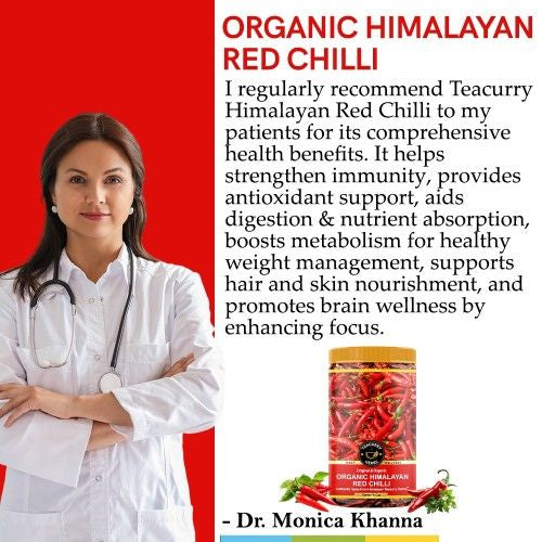 Organic Himalayan Red Chilli Doctor Recommends 