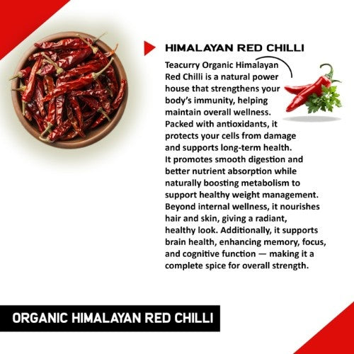 Organic Himalayan Red Chilli ingredients 