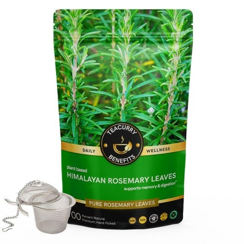 Teacurry Himalayan Rosemary Tea Pouch with Infuser 