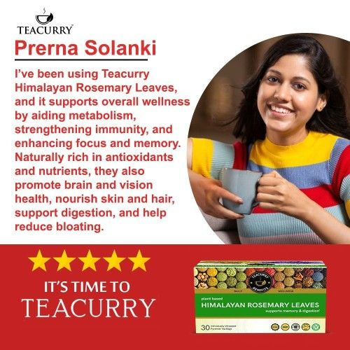 Teacurry Himalayan Rosemary Tea Testimonial 