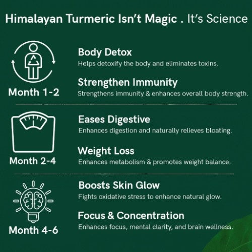 Himalayan Turmeric Powder (Wild Turmeric) - Pure Gold for Wellness and Taste