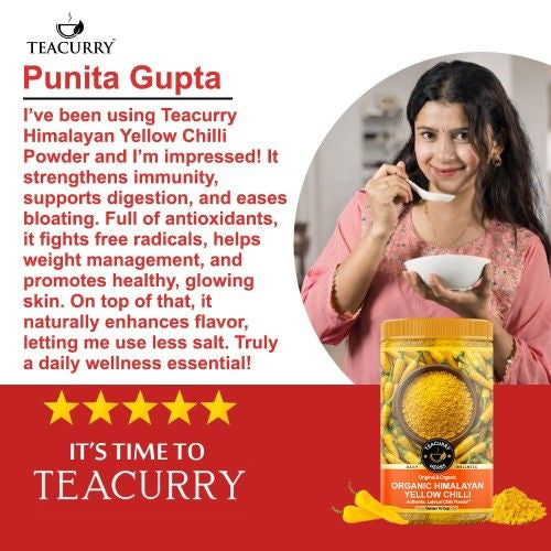 Organic Himalayan Yellow Chilli Powder Testimonial 