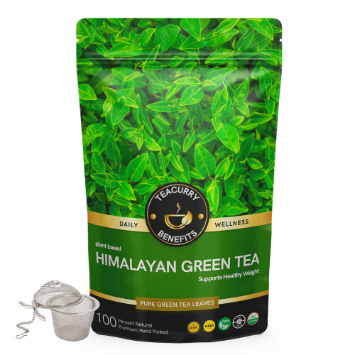 Teacurry Himalayan Green Tea Pouch with Infuser