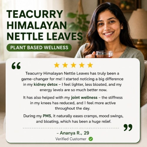 Ananya R. Honest Review of Teacurry HImalayan Stinging Nettle Tea
