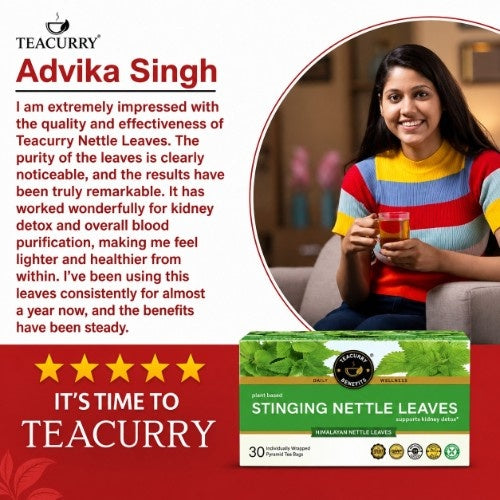 Advika Singh Honest Review of Teacurry HImalayan Stinging Nettle Tea