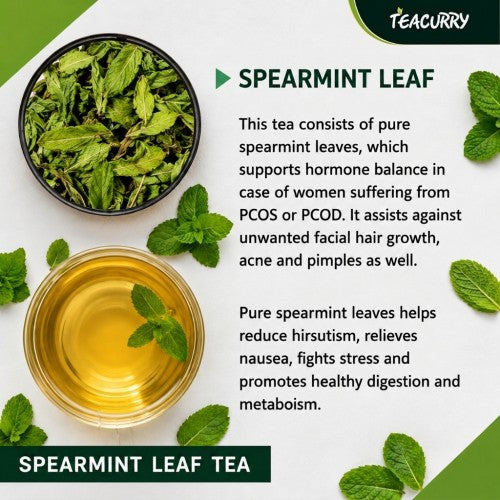 Ingredient of Teacurry Spearmint Leaf Tea
