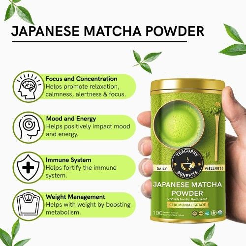 Teacurry Japanese Matcha Powder Benefits
