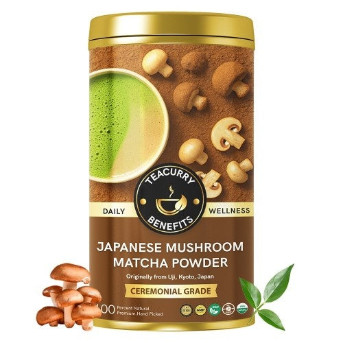 Teacurry Japanese Mushroom Matcha Powder Main Image