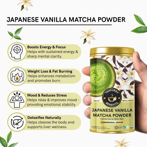 Teacurry Japanese Vanilla Matcha Powder Benefits