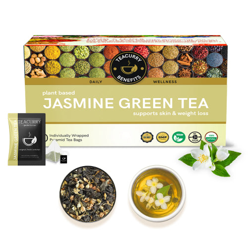 Teacurry Jasmine Green Tea Box