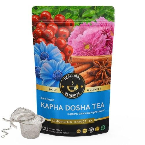 Teacurry Kapha Dosha Tea Pouch with Infuser