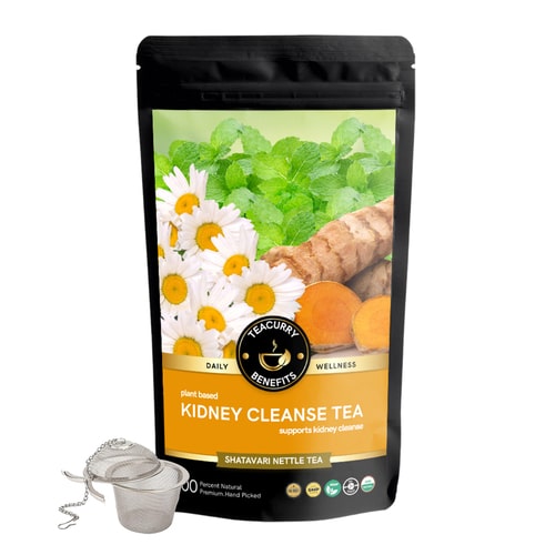 lose pouch with infuser of kidney cleanse tea