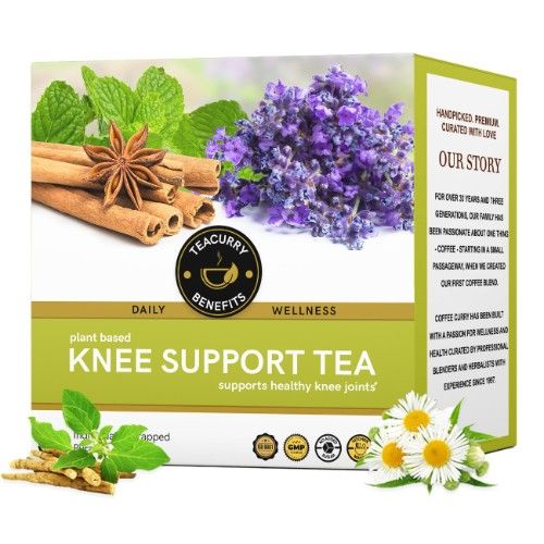 Teacurry Knee Support Tea 3D Box