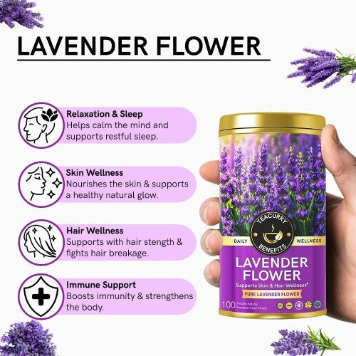 Teacurry Lavender Flower Tea Benefits
