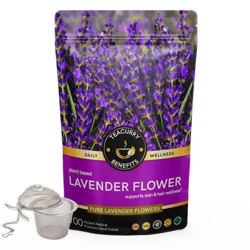 Teacurry Lavender Tea pouch With Infuser